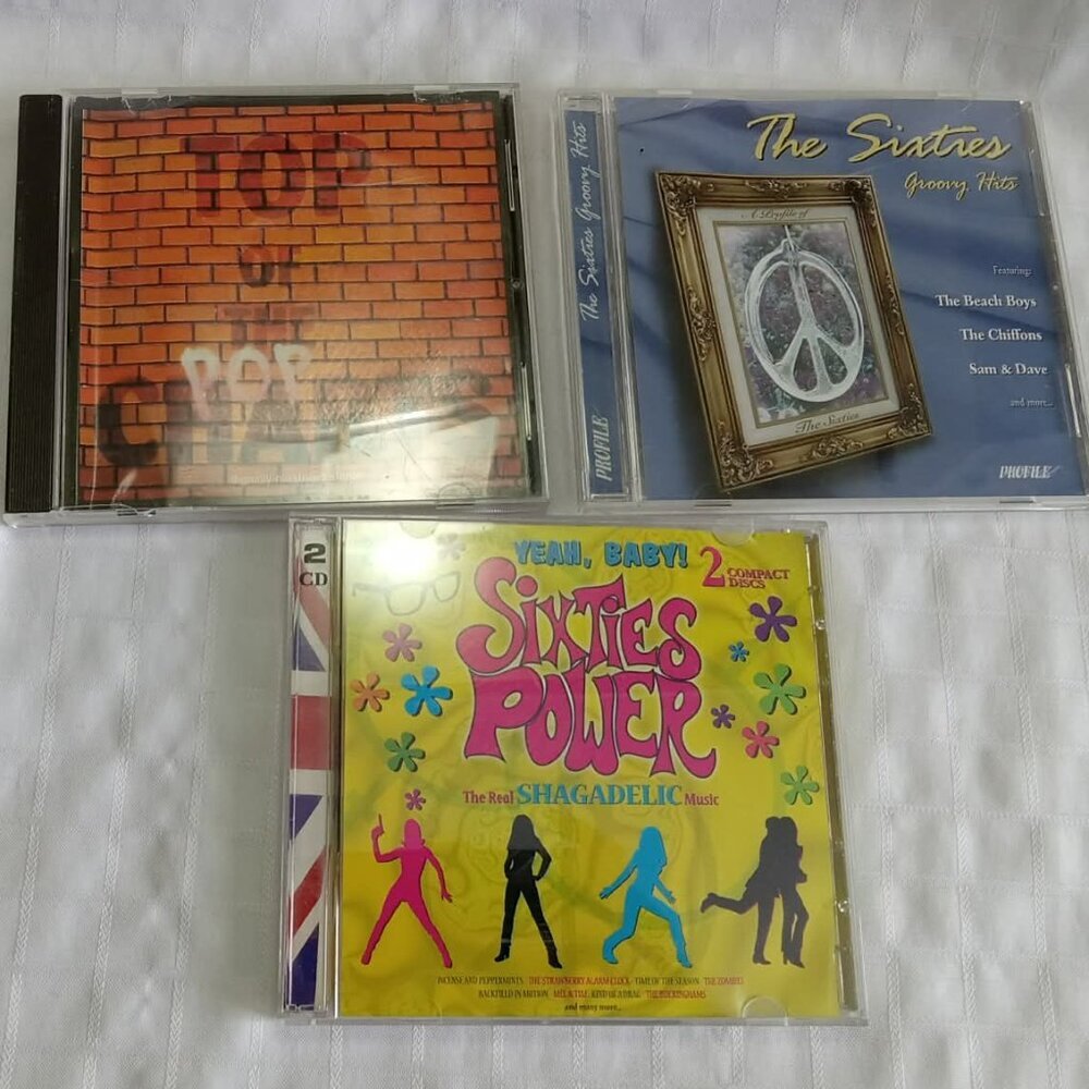 3 X CD The 60's : Top of the Pop - The Sixties: Groovy Hits - Sixties Power